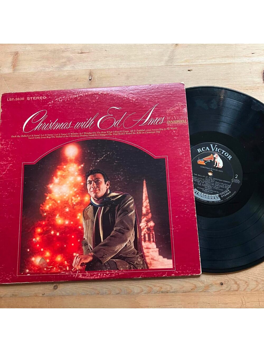 Ed Ames - Christmas with Ed Ames 33rpm VG+ VR26